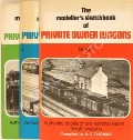 Book cover of The Modeller's Sketchbook of Private Owner Wagons - Authentic details of pre-nationalisation freight wagons by THOMAS, A.G. 